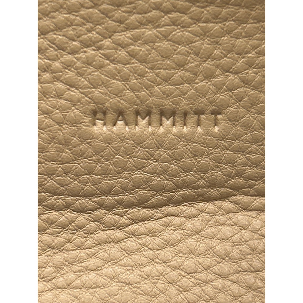 Hammitt Daniel Large Satchel Women L Barley Tan NWT Leather Gold Studs Hobo Bag - Picture 3 of 11
